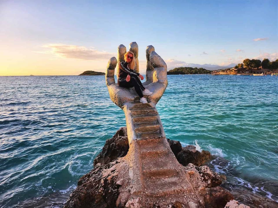 Hand Ksamil, on the Blue Eye, Saranda & Ksamil Day Trip