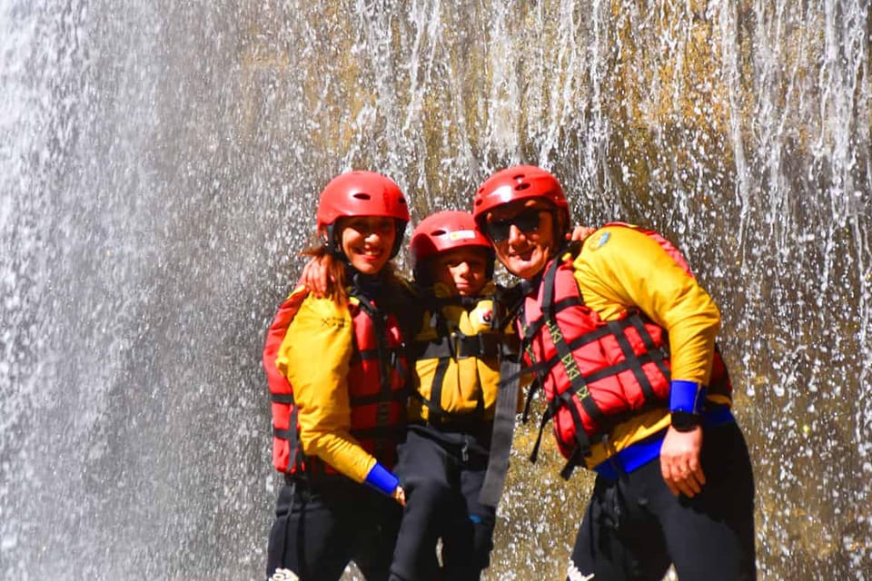 Osumi Canyon waterfall, on the South Albania Activity Holidays