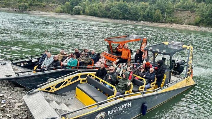 Speedboat Tour on Komani Lake and Shala River