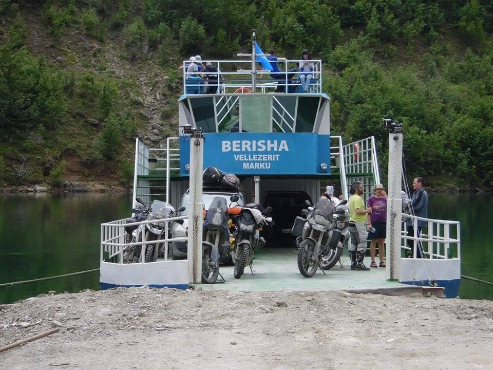 Ferry Berisha Koman Lake, on the Tirana to Koman private transfer